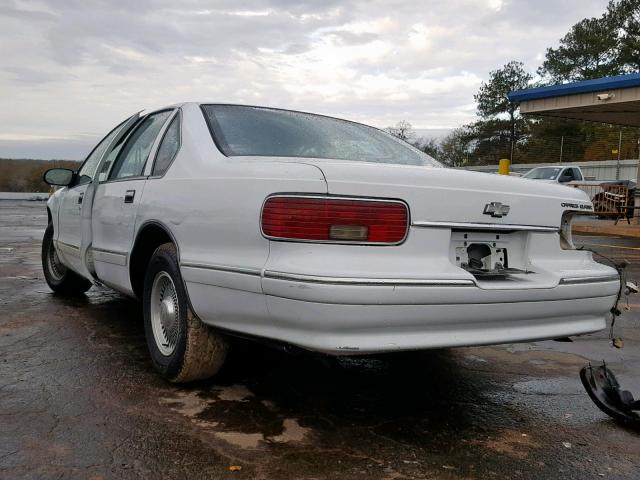 1G1BL52P4TR185749 - 1996 CHEVROLET CAPRICE / WHITE photo 3