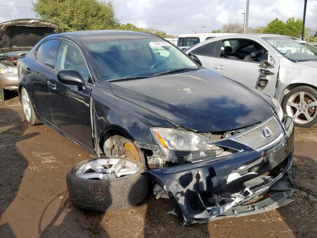 JTHBE262965011040 - 2006 LEXUS IS 350 BLACK photo 1