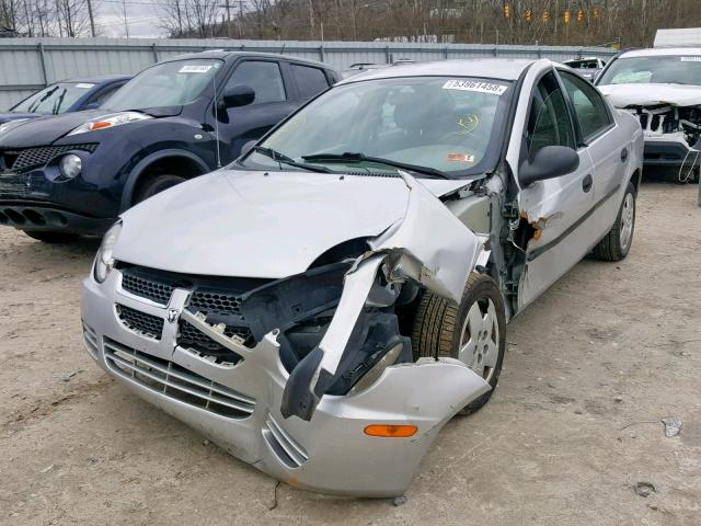 1B3ES26C14D571252 - 2004 DODGE NEON BASE WHITE photo 2