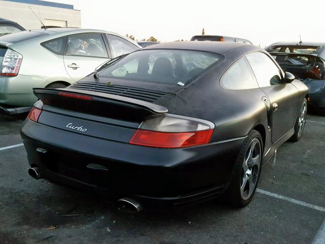 WP0AB29901S686445 - 2001 PORSCHE 911 TURBO BLACK photo 4