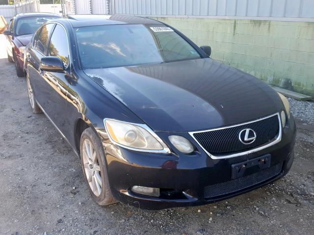 JTHCH96SX60008987 - 2006 LEXUS GS 300 BLACK photo 1