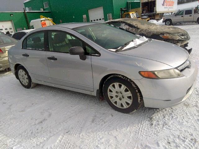 2HGFA16396H001653 - 2006 HONDA CIVIC DX V SILVER photo 1