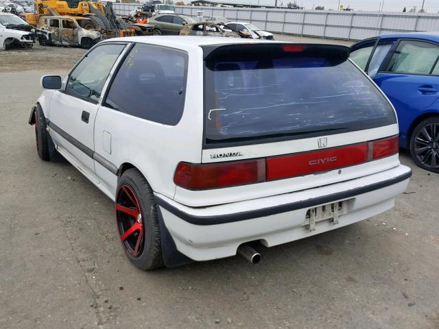 2HGED634XMH566326 - 1991 HONDA CIVIC WHITE photo 3