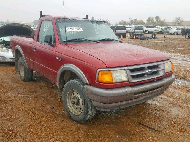 1FTCR11A0TUB60523 - 1996 FORD RANGER RED photo 1
