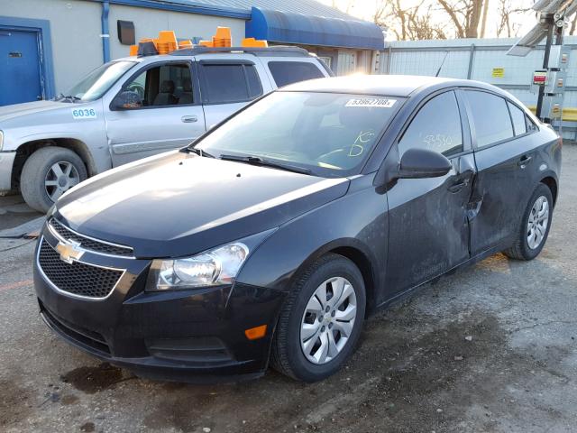 1G1PA5SH5E7220107 - 2014 CHEVROLET CRUZE LS CHARCOAL photo 2