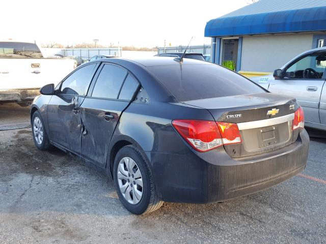 1G1PA5SH5E7220107 - 2014 CHEVROLET CRUZE LS CHARCOAL photo 3