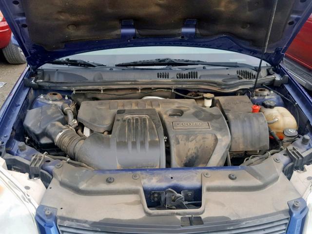 1G1AL55F577243674 - 2007 CHEVROLET COBALT LT BLUE photo 7