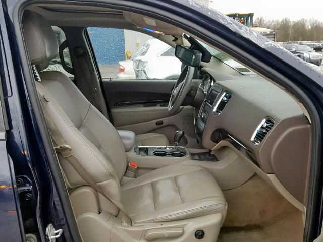 1C4RDJDG7CC336899 - 2012 DODGE DURANGO CR BLUE photo 5