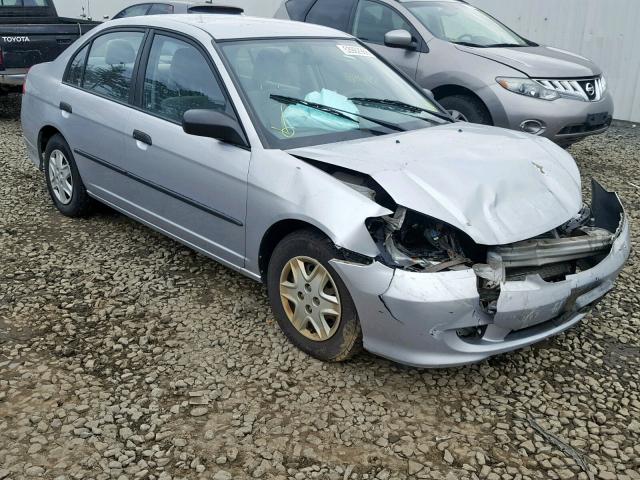 2HGES16304H617201 - 2004 HONDA CIVIC DX V SILVER photo 1