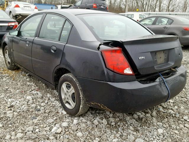1G8AG52F03Z165961 - 2003 SATURN ION LEVEL BLACK photo 3