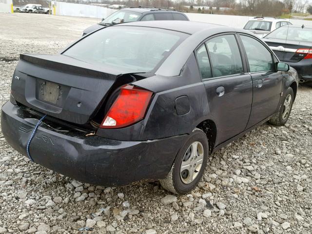 1G8AG52F03Z165961 - 2003 SATURN ION LEVEL BLACK photo 4