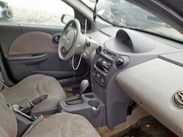 1G8AG52F03Z165961 - 2003 SATURN ION LEVEL BLACK photo 5