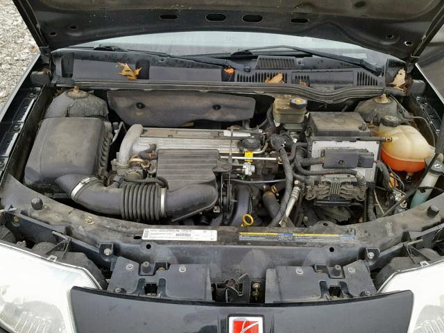 1G8AG52F03Z165961 - 2003 SATURN ION LEVEL BLACK photo 7