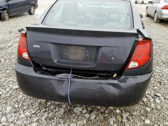 1G8AG52F03Z165961 - 2003 SATURN ION LEVEL BLACK photo 9
