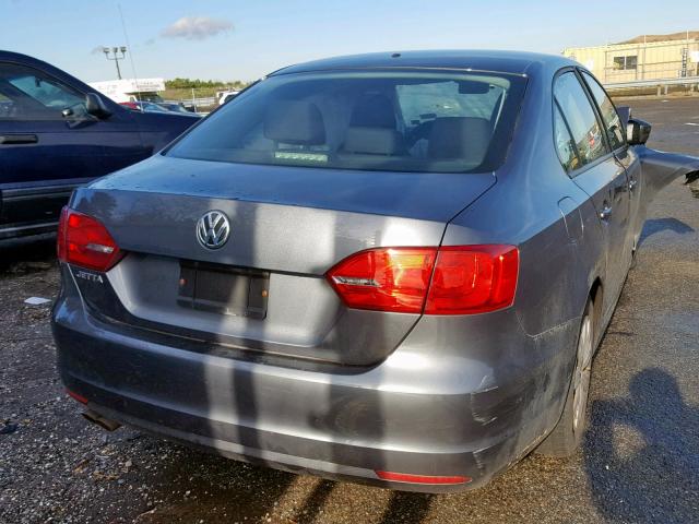 3VW2K7AJ6EM221090 - 2014 VOLKSWAGEN JETTA BASE GRAY photo 9