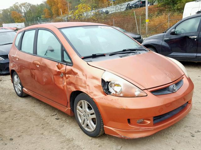 JHMGD38697S065004 - 2007 HONDA FIT S 橙色 照片 1