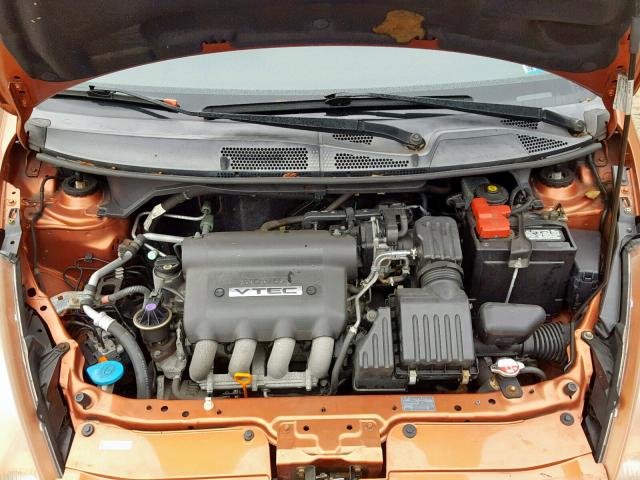 JHMGD38697S065004 - 2007 HONDA FIT S 橙色 照片 7