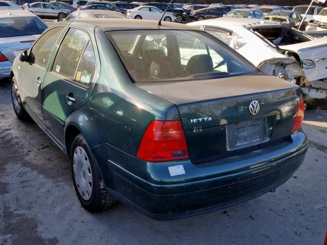 3VWRK69MX1M139252 - 2001 VOLKSWAGEN JETTA GL GREEN photo 3