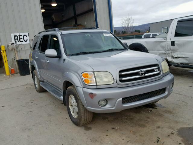 5TDBT48A02S123964 - 2002 TOYOTA SEQUOIA LI SILVER photo 1