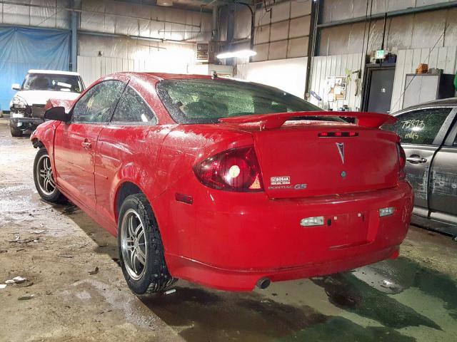 1G2AL15F377126146 - 2007 PONTIAC G5 RED photo 3