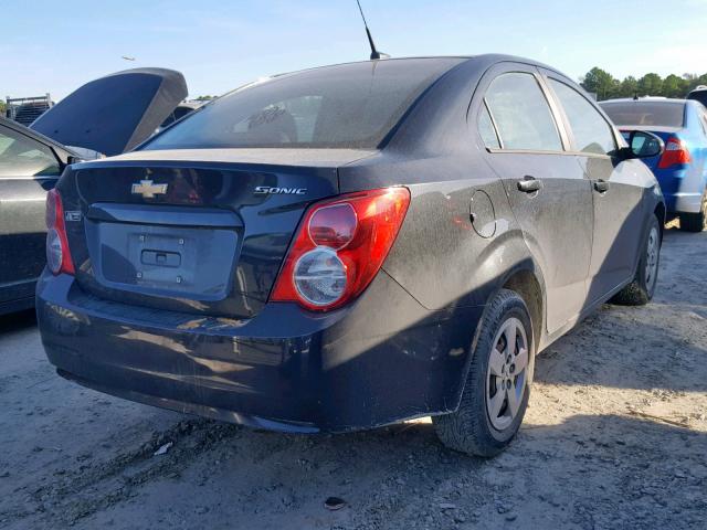1G1JA5SH4E4232658 - 2014 CHEVROLET SONIC LS BLACK photo 4
