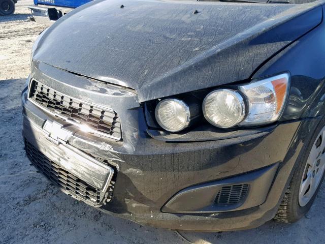 1G1JA5SH4E4232658 - 2014 CHEVROLET SONIC LS BLACK photo 9