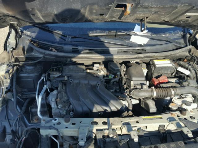 3N1CN7AP5FL826893 - 2015 NISSAN VERSA S BLUE photo 7