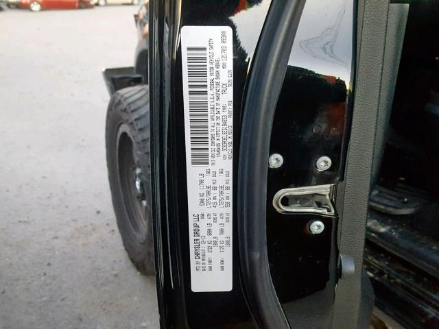 3C63R3EL6EG184653 - 2014 RAM 3500 LARAM BLACK photo 10