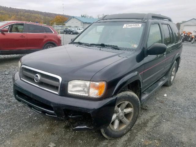 JN8DR09Y73W831985 - 2003 NISSAN PATHFINDER BLACK photo 2