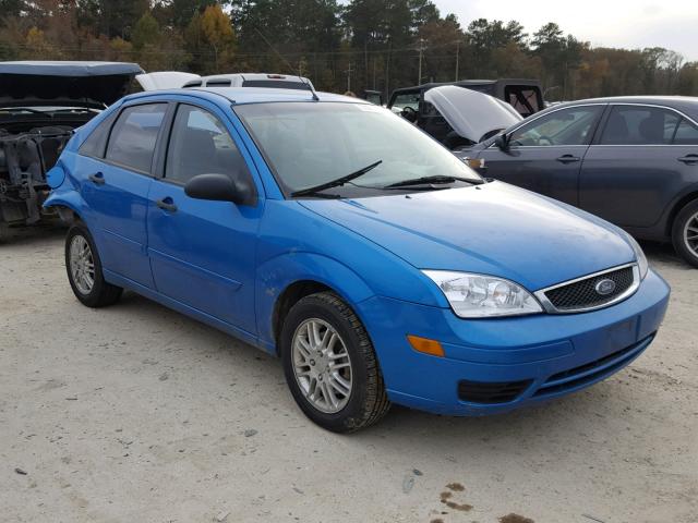 1FAFP34N37W206911 - 2007 FORD FOCUS ZX4 BLUE photo 1