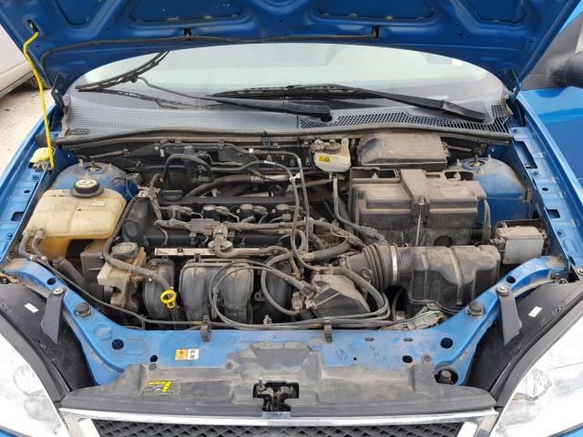 1FAFP34N37W206911 - 2007 FORD FOCUS ZX4 BLUE photo 7