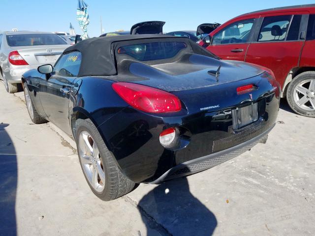 1G2MC35B58Y113819 - 2008 PONTIAC SOLSTICE BLACK photo 3