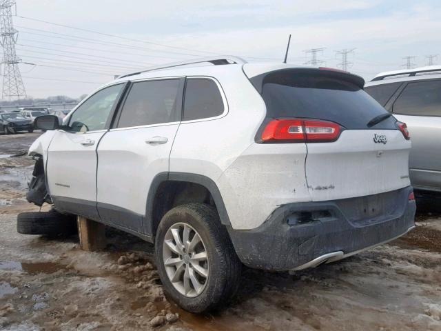 1C4PJMDB7GW270302 - 2016 JEEP CHEROKEE L WHITE photo 3