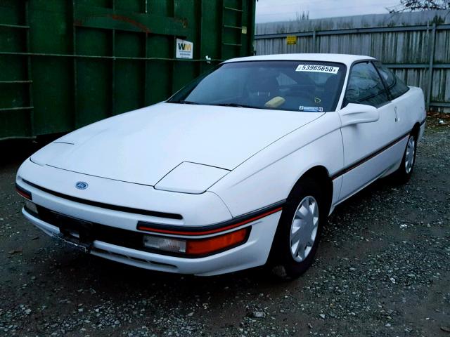 1ZVPT21U2L5113648 - 1990 FORD PROBE LX WHITE photo 2