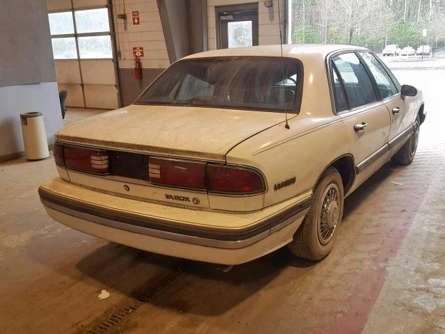 1G4HP53L1NH453047 - 1992 BUICK LESABRE CU WHITE photo 4