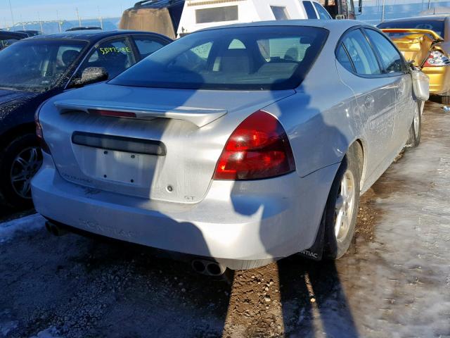 2G2WP522241120365 - 2004 PONTIAC GRAND PRIX SILVER photo 4