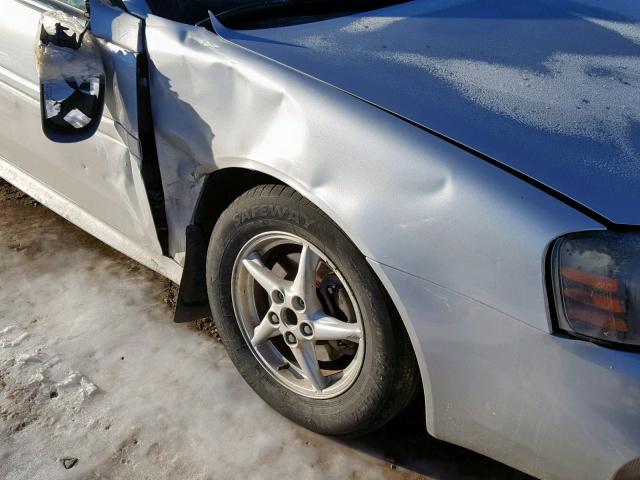 2G2WP522241120365 - 2004 PONTIAC GRAND PRIX SILVER photo 9