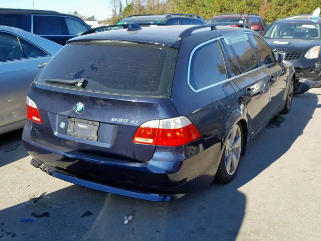 WBANN73506CN02003 - 2006 BMW 530 XIT BLUE photo 4