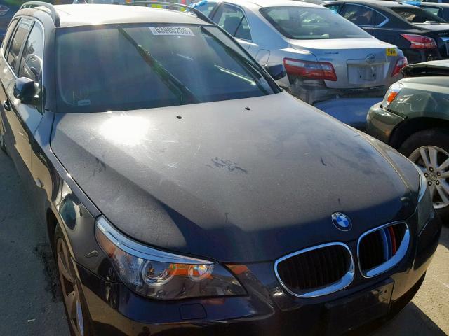 WBANN73506CN02003 - 2006 BMW 530 XIT BLUE photo 9