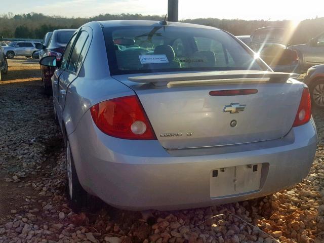 1G1AL58F387120436 - 2008 CHEVROLET COBALT LT SILVER photo 3