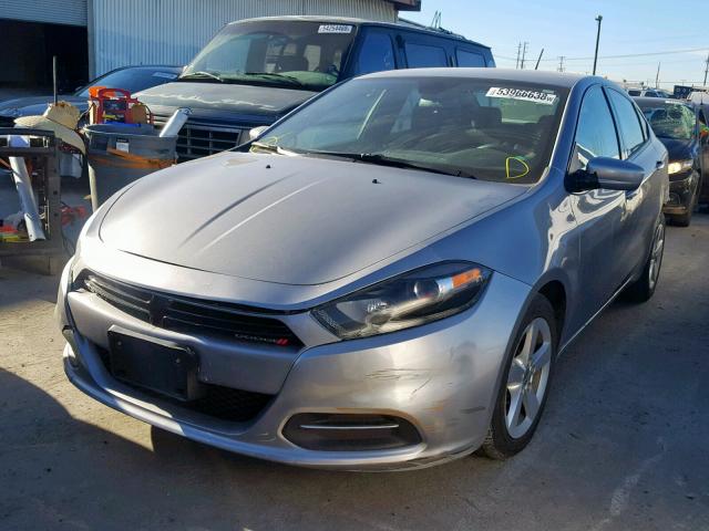 1C3CDFBB9GD668096 - 2016 DODGE DART SXT SILVER photo 2