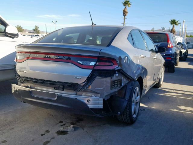 1C3CDFBB9GD668096 - 2016 DODGE DART SXT SILVER photo 4