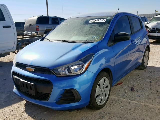 KL8CB6SAXJC468973 - 2018 CHEVROLET SPARK LS BLUE photo 2