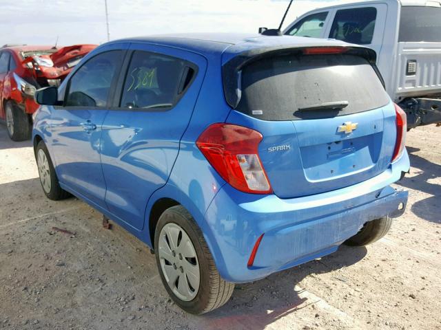 KL8CB6SAXJC468973 - 2018 CHEVROLET SPARK LS BLUE photo 3