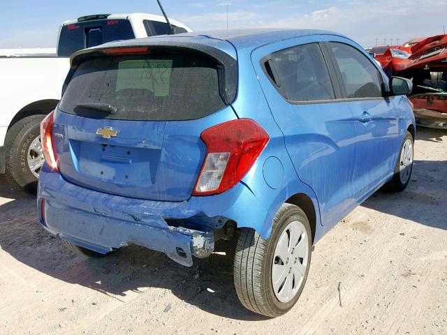 KL8CB6SAXJC468973 - 2018 CHEVROLET SPARK LS BLUE photo 4