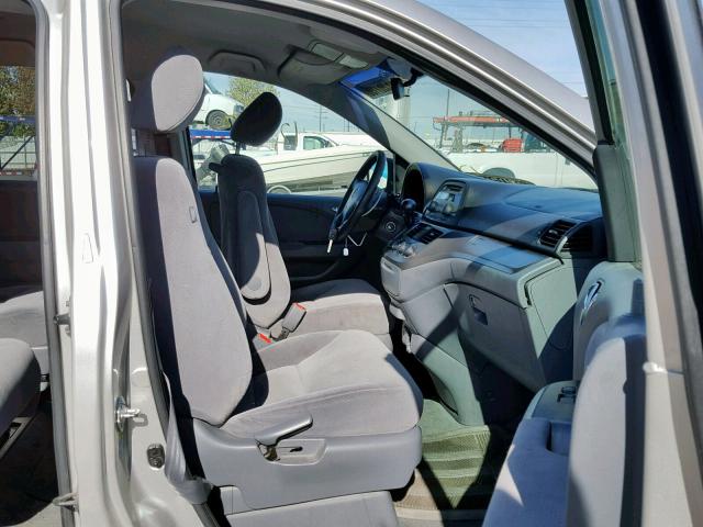 5FNRL38267B126140 - 2007 HONDA ODYSSEY LX SILVER photo 5