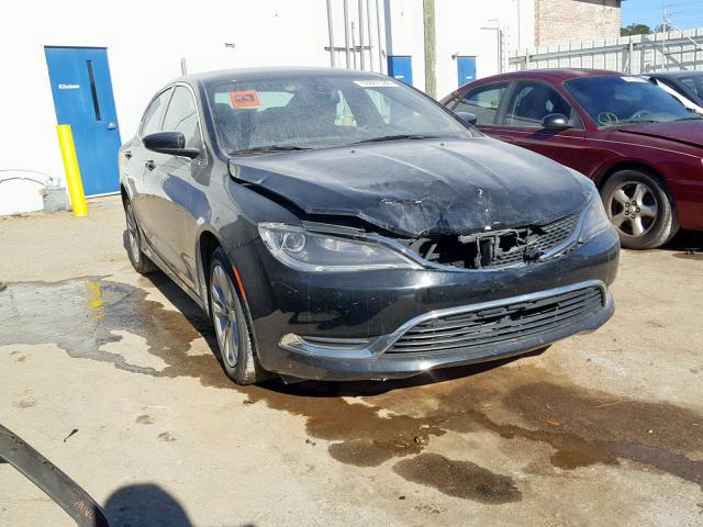 1C3CCCAB1FN616411 - 2015 CHRYSLER 200 LIMITE BLACK photo 1