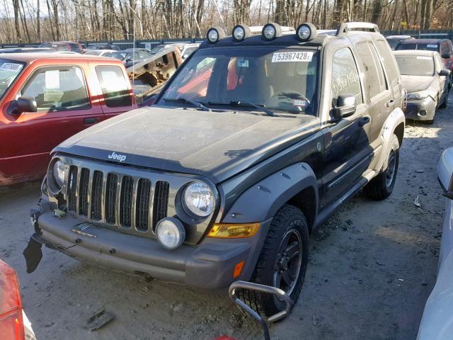 1J4GL38K76W285132 - 2006 JEEP LIBERTY RE GRAY photo 2