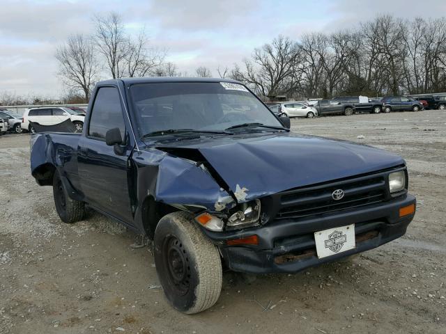 4TARN81A7NZ010232 - 1992 TOYOTA PICKUP 1/2 BLUE photo 1