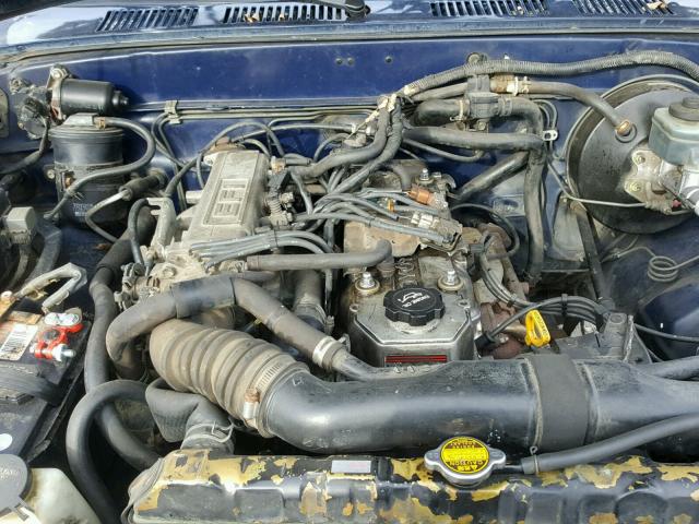 4TARN81A7NZ010232 - 1992 TOYOTA PICKUP 1/2 BLUE photo 7